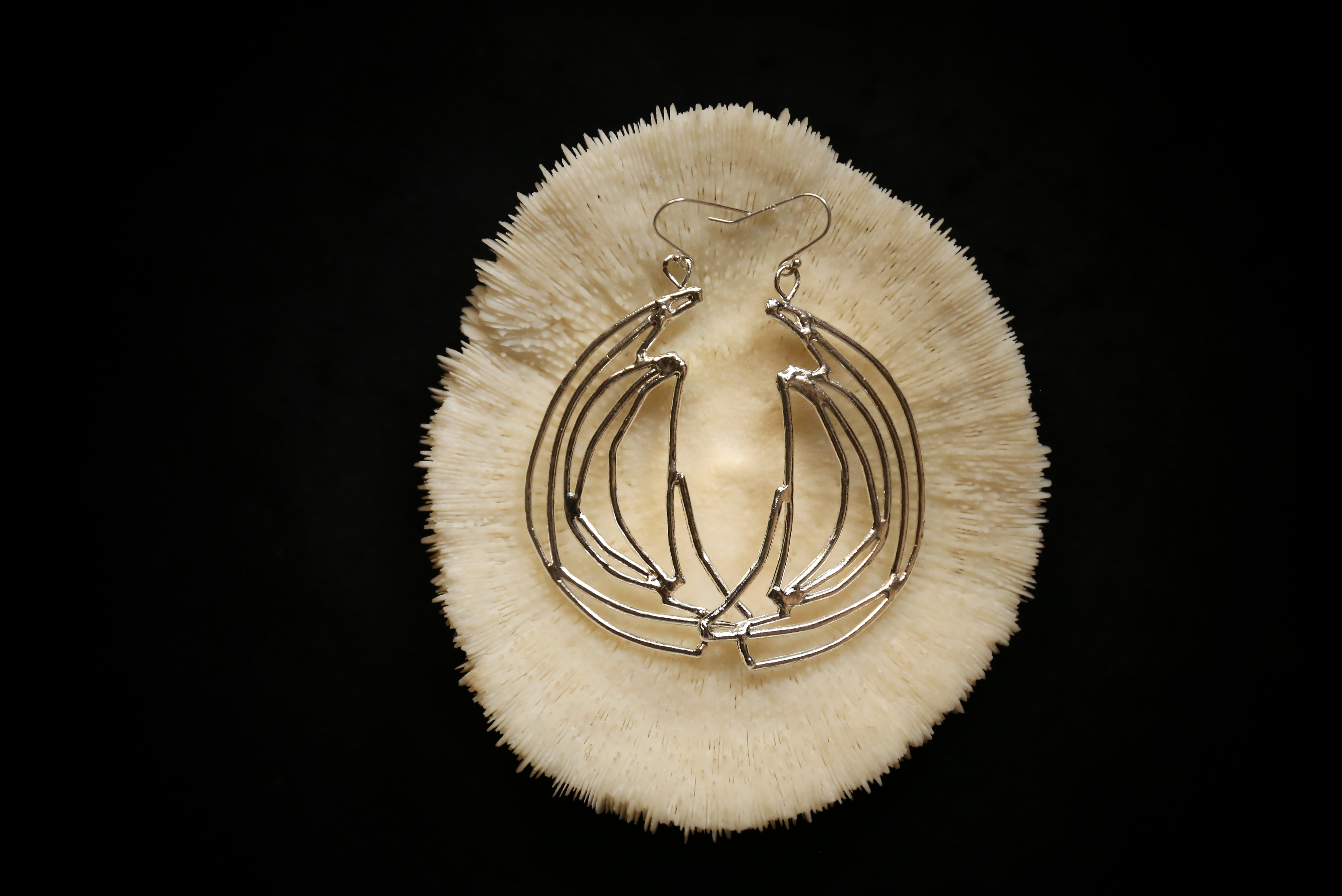 CHEZ BOQUE 冬日童话系列原创手工925银耳环《彩虹》