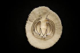 CHEZ BOQUE 冬日童话系列原创手工925银耳环《彩虹》