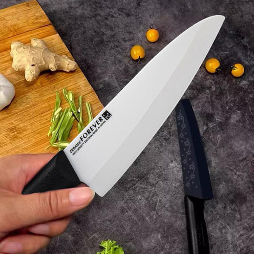 日本原装进口FOREVER陶瓷暗纹刀具厨房专用水果刀家用料理工具刀 商品图2
