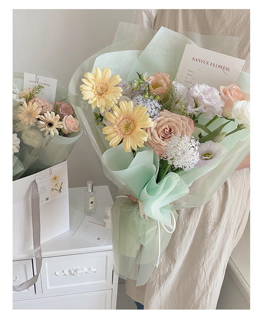 【琳琅】小号抽取牛奶棉 30*30cm/磨砂面、光面混发 商品图4