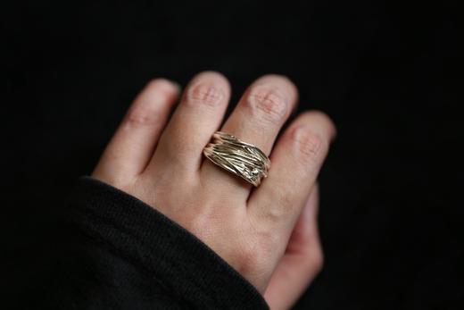 CHEZ BOQUE 羁绊系列原创手工925银戒指《缠绕29号》 商品图0