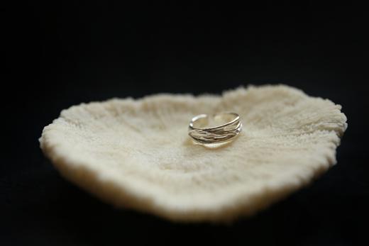 CHEZ BOQUE 羁绊系列原创手工925银戒指《缠绕36号》 商品图1