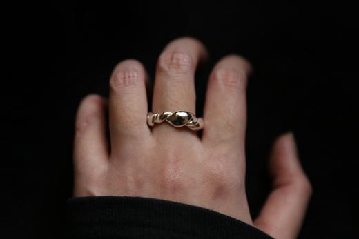 CHEZ BOQUE 羁绊系列原创手工925银戒指《缠绕34号》 商品图3