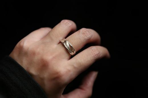 CHEZ BOQUE 羁绊系列原创手工925银戒指《缠绕36号》 商品图3