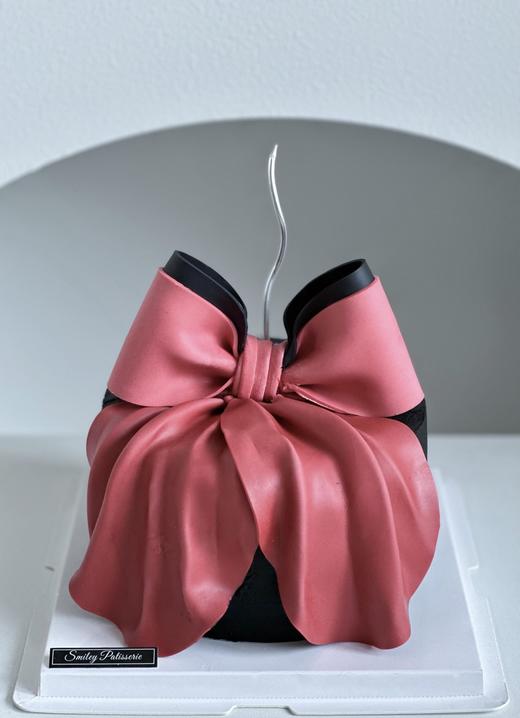 简约奶油蛋糕 | 鲜果原味奶油 - blackpink蝴蝶结 商品图0