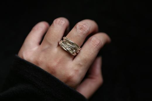CHEZ BOQUE 羁绊系列原创手工925银戒指《缠绕29号》 商品图4