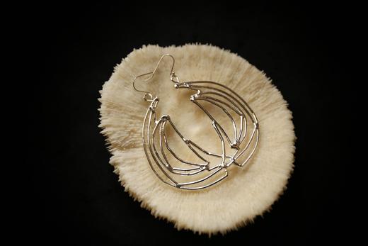 CHEZ BOQUE 冬日童话系列原创手工925银耳环《彩虹》 商品图4