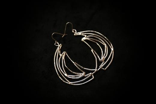 CHEZ BOQUE 冬日童话系列原创手工925银耳环《彩虹》 商品图1