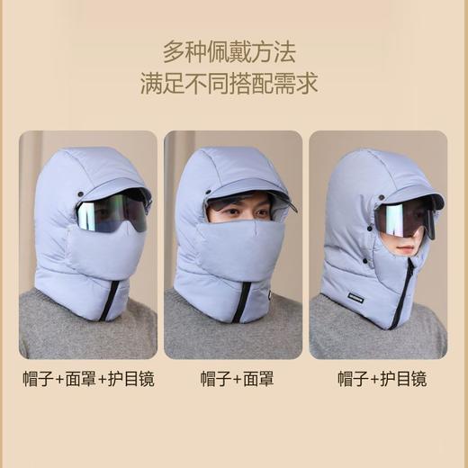 雷锋帽男女冬天加厚加绒防冻脸保暖护耳帽户外骑车防风防寒保暖帽 商品图3