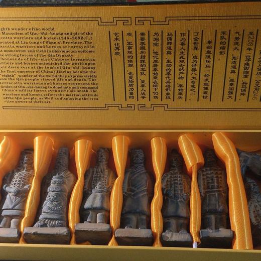 兵马俑陶俑陶土摆件五件套中国秦俑西安旅游纪念品特色送老外礼物 商品图4