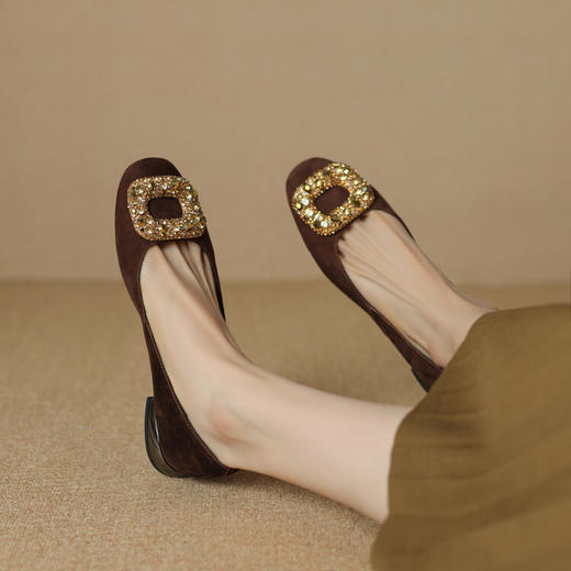 秋季新款，平底水钻单鞋LD-F6485 商品图4