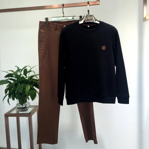 男士卫衣圆领绒毛打底长袖上衣  FL-8807* 商品图1