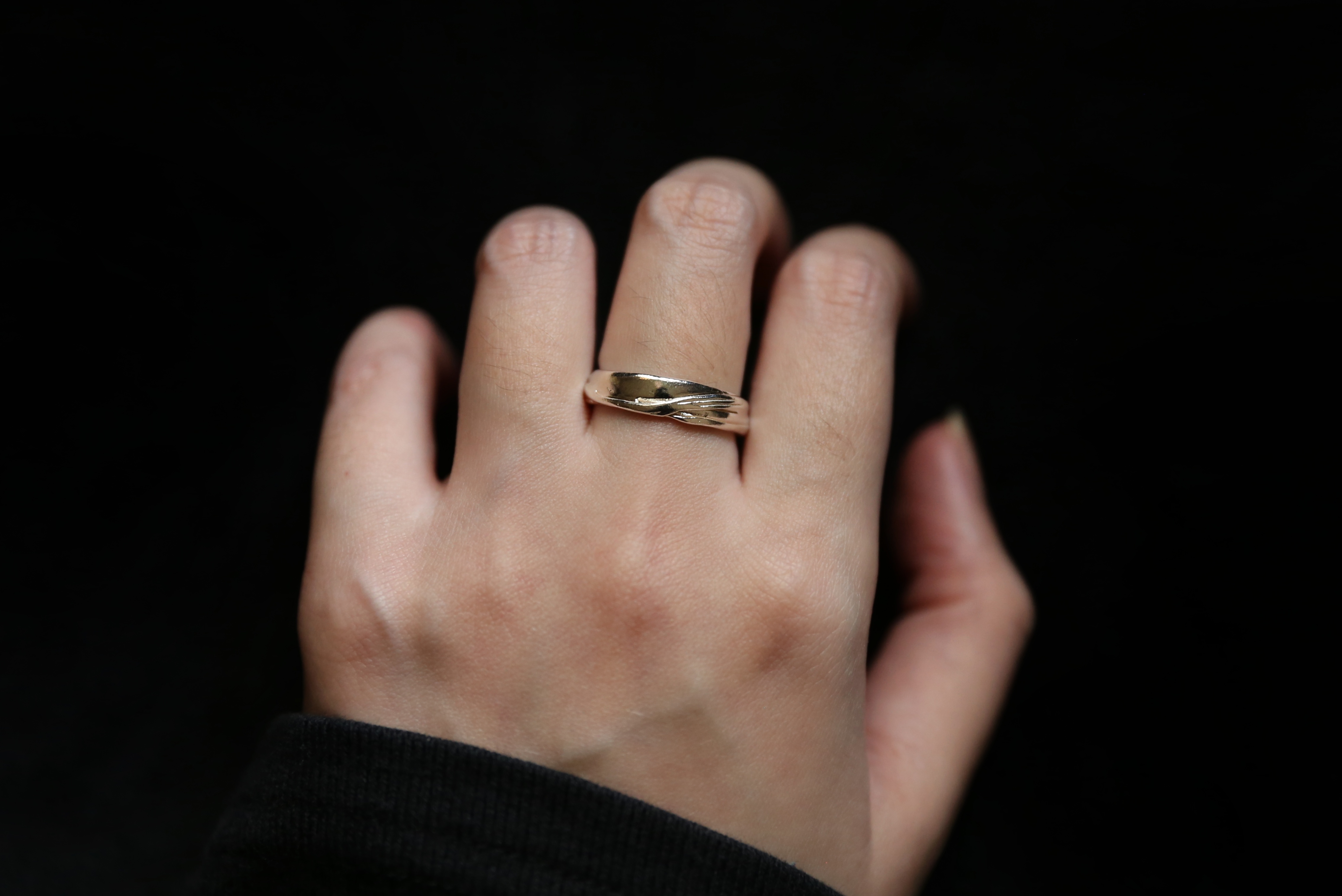 CHEZ BOQUE 羁绊系列原创手工925银戒指《缠绕35号》