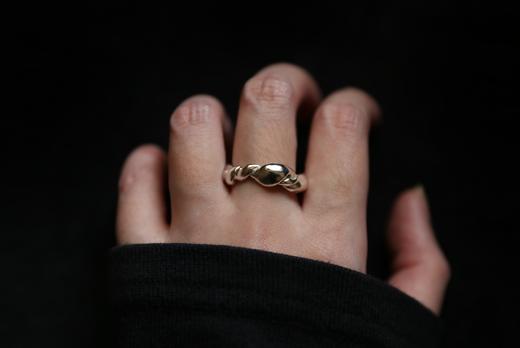 CHEZ BOQUE 羁绊系列原创手工925银戒指《缠绕34号》 商品图1