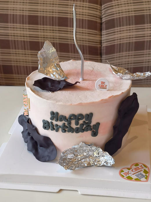 简约树叶设计感蛋糕 商品图0