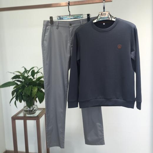 男士卫衣圆领绒毛打底长袖上衣  FL-8807* 商品图0