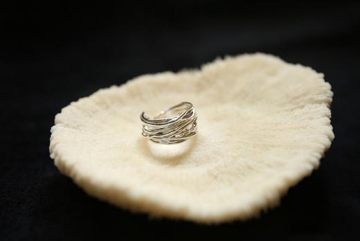 CHEZ BOQUE 羁绊系列原创手工925银戒指《缠绕29号》 商品图3