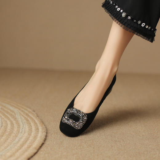 秋季新款，平底水钻单鞋LD-F6485 商品图3