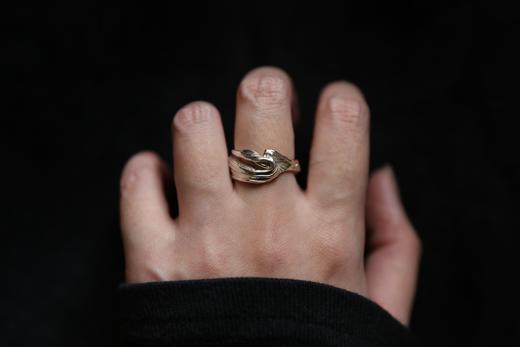 CHEZ BOQUE 羁绊系列原创手工925银戒指《缠绕31号》 商品图0