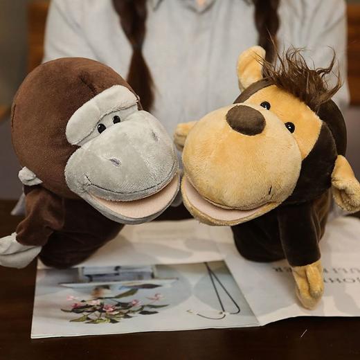 亲子游戏手套可表演能动娃娃张嘴益智毛绒玩具公仔小剧场动物手偶 商品图2