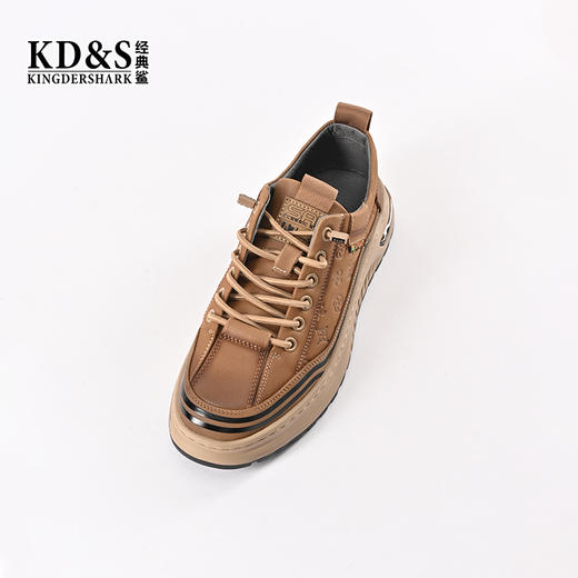 2023经典鲨男士新款户外行走潮流真皮舒适休闲鞋KW265-334051 商品图4