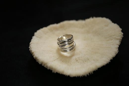 CHEZ BOQUE 羁绊系列原创手工925银戒指《缠绕30号》 商品图3