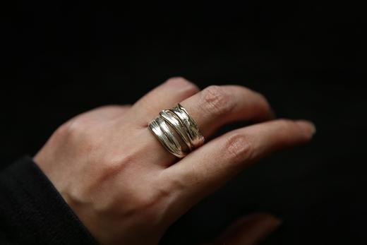 CHEZ BOQUE 羁绊系列原创手工925银戒指《缠绕30号》 商品图5