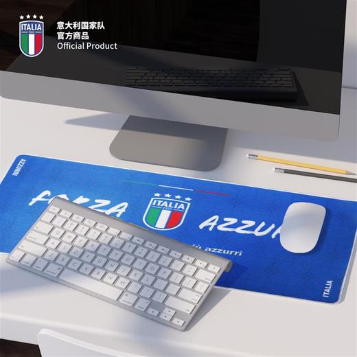 意大利国家队官方商品 | 超大球迷深蓝队徽鼠标垫防滑电竞纪念品 商品图4