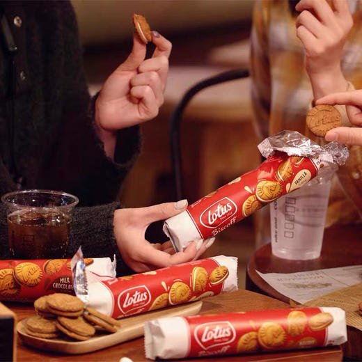 比利时和情缤咖时焦糖夹心饼干巧克力味150g 商品图0