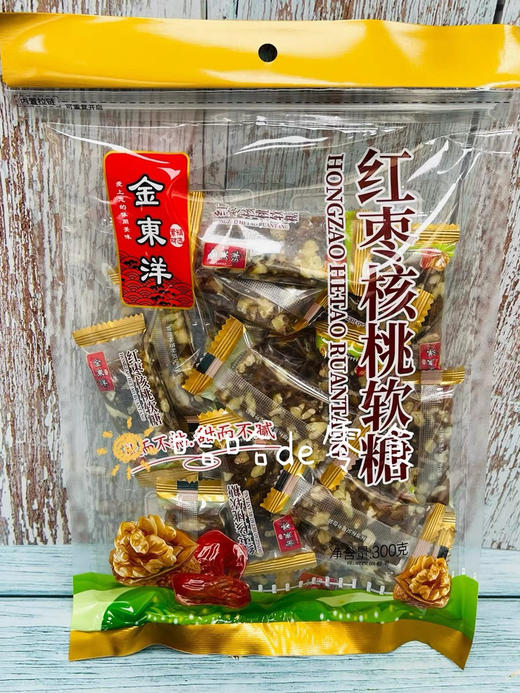 金东洋恋园红枣核桃软糖300g 商品图0
