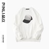 PINLI品立2023秋季新款男士圆领印花落肩袖套头卫衣潮BG233109002 商品缩略图1