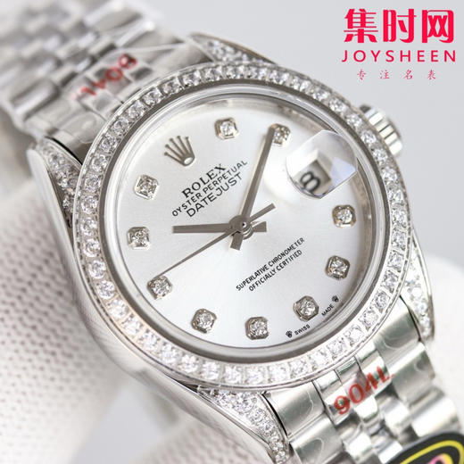 【钻圈款】劳力士日志型系列 女款28mm 女士机械腕表 搭载改ETA2671 商品图4