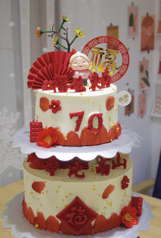 6+8+15个纸杯三层祝寿 商品图1