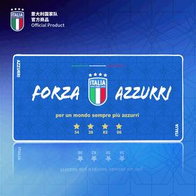 意大利国家队官方商品 | 超大球迷深蓝队徽鼠标垫防滑电竞纪念品
