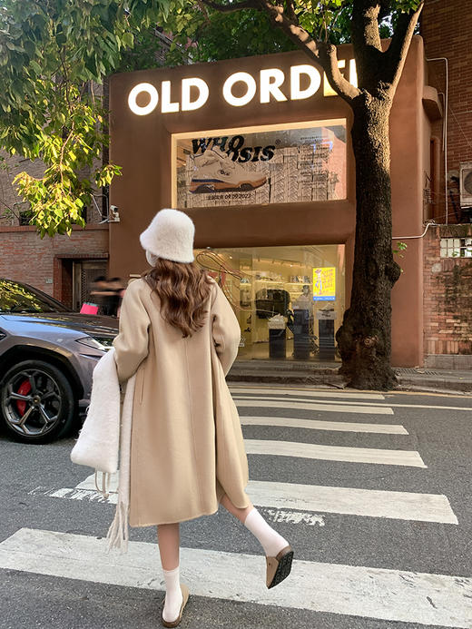 <曾小咸推荐> 【纽约时报】3色双面呢大衣 商品图3