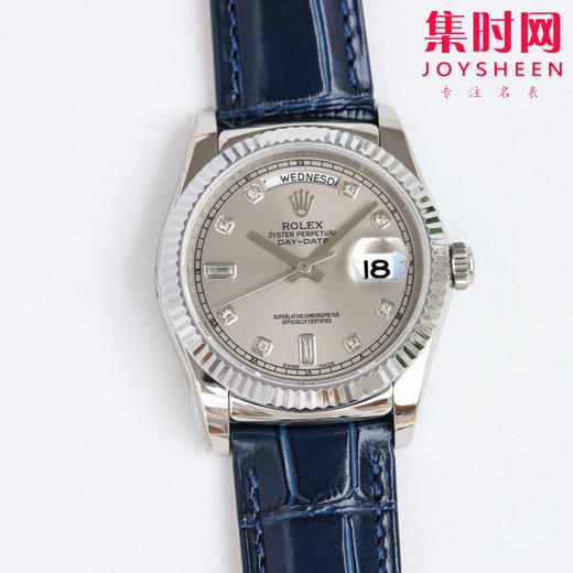 总统表 曾经酷爱佩戴Rolex的DD 劳力士 ROLEX 日志系列 星期日历型 它是劳力士中的蓝气球！表径36mm 商品图2