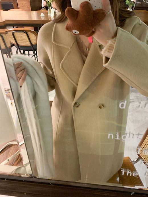 <曾小咸推荐> 【纽约时报】3色双面呢大衣 商品图1