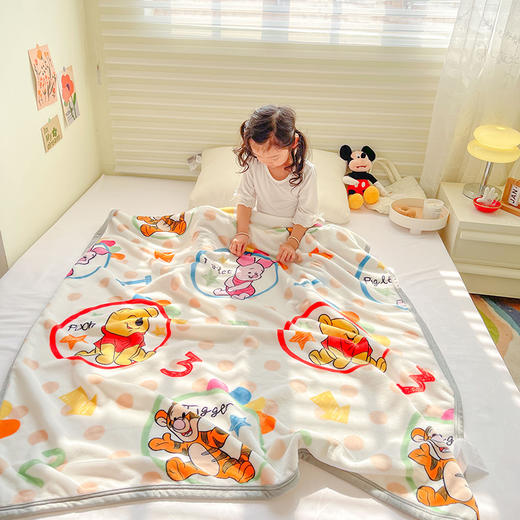 【大人/儿童皆可 迪士尼加厚牛奶绒A类毛毯】手感柔软 亲肤舒适 厚实保暖 多功能毛毯 商品图8