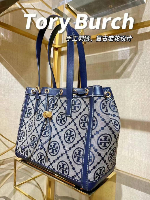 🇺🇸3450包邮！TB精品店开挂设计，一上市就断货的🔥TB T-Monogram小号托特包 商品图1