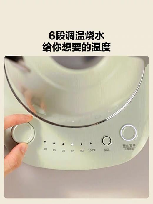 【北鼎调温电热水壶】北鼎家用大容量不锈钢恒温烧水壶自动保温泡茶K740C 商品图1