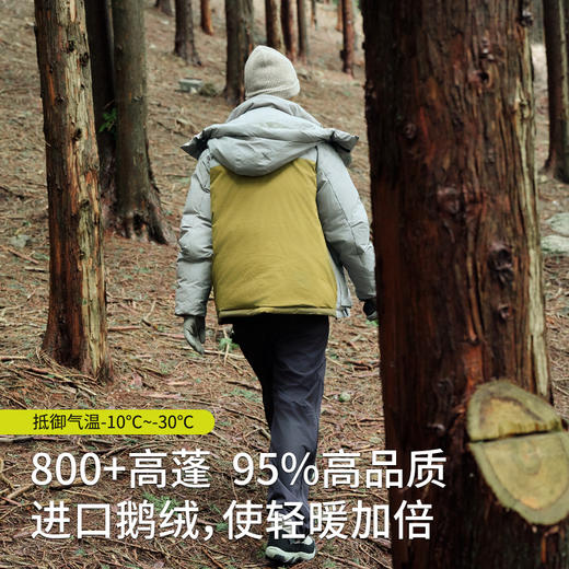 Naturehike挪客800蓬户外加厚连帽羽绒服男款新款拼接羽绒外套女 商品图4