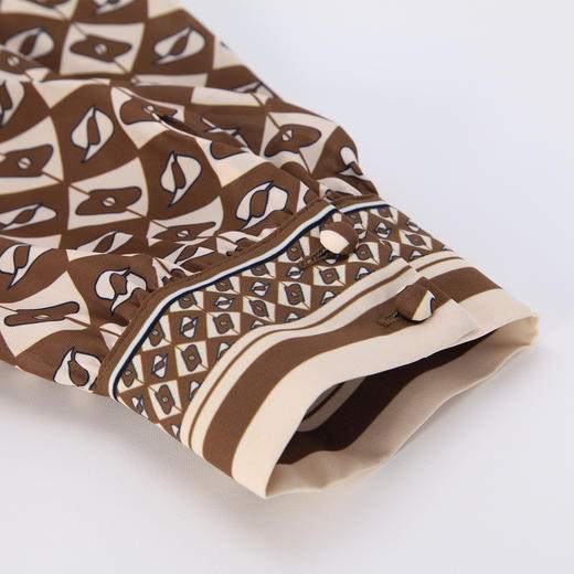 NG806斯尔丽2023秋季新款飘带蝴蝶结下摆收褶通勤连衣裙 商品图4