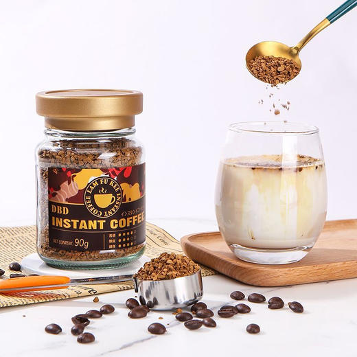 林富记浓香冻干速溶咖啡90g 商品图0