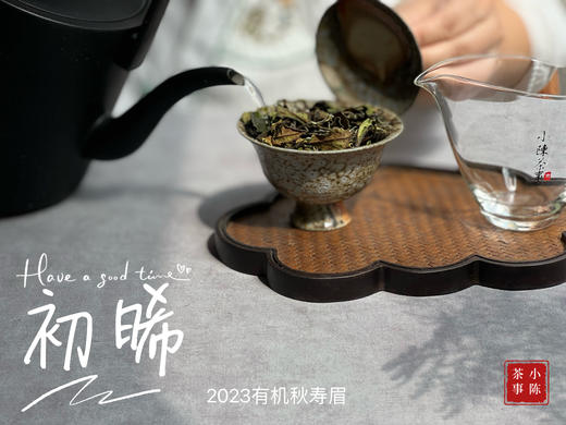 2023年的第一款秋白茶，2023有机秋寿眉《初晞》，野劲毫香几可乱真荒野韵（1斤收藏装） 商品图2