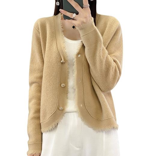 新款外搭针织衫潮法式小香风外套毛衣开衫洋气减龄外套 商品图4