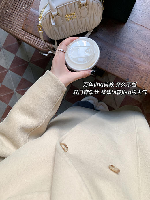 <曾小咸推荐> 【纽约时报】3色双面呢大衣 商品图2