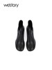 westory2023年秋季新品甜美秀气简约短靴中跟女靴S23DS83421 商品缩略图3