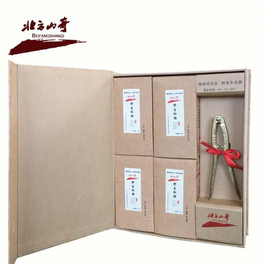 【东北特产松籽】东北野生原味松籽礼盒 4小盒+坚果钳 商品图1