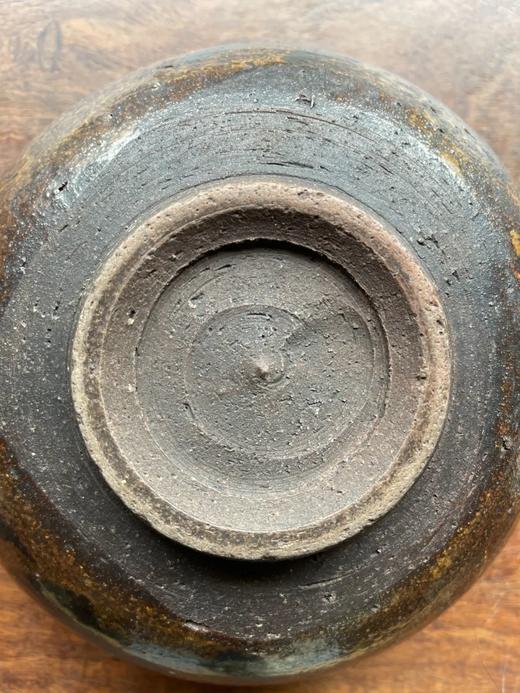 黑彩绘褐黄釉大茶碗，顺丰包邮 商品图7