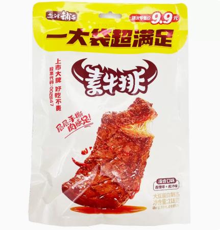 盐津铺子一大袋素牛排218g 商品图0